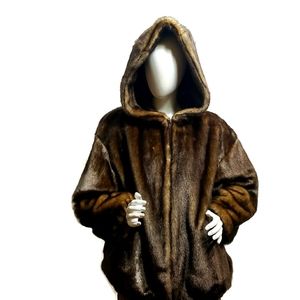 FABULOUS FUR Women's Zip Faux Fur Jacket Sz XL